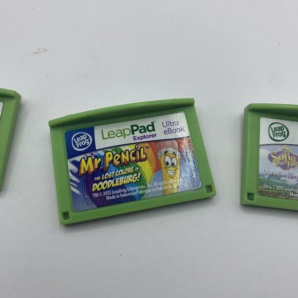 LeapFrog LeapPad 2 Barbie Case Hard Shell Travel Case Pink With 4 Games - Picture 9 of 14